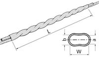 Elpress Overhead Line Twist connectors for Copper (Cu) wires 10-35 mm