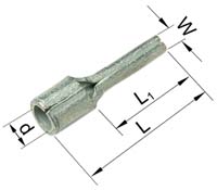 Elpress Un-insulated Pin terminals 0,25-6 mm