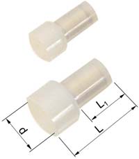 Elpress Pre-Insulated End connectors, fully insulated 1-6 mm²