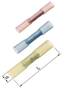 Elpress Pre-Insulated Through connectors with heat shrink insulation 0,5-6 mm²