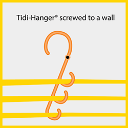 Tidi-Hanger-Screwed-To-A-Wall